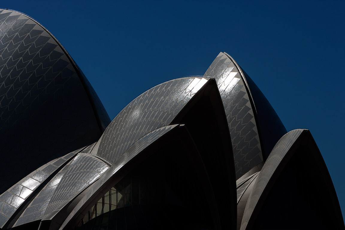 Detail of the Opera House Sydney Australia