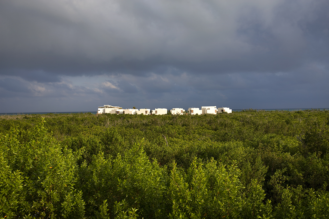 Exterior view of Mandarin Oriental Resort at Cancun, Mexico